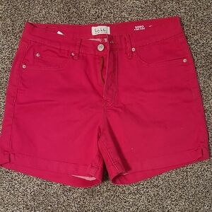 NICOLE MILLER Soho Women's Vibrant PINK Jean Shorts